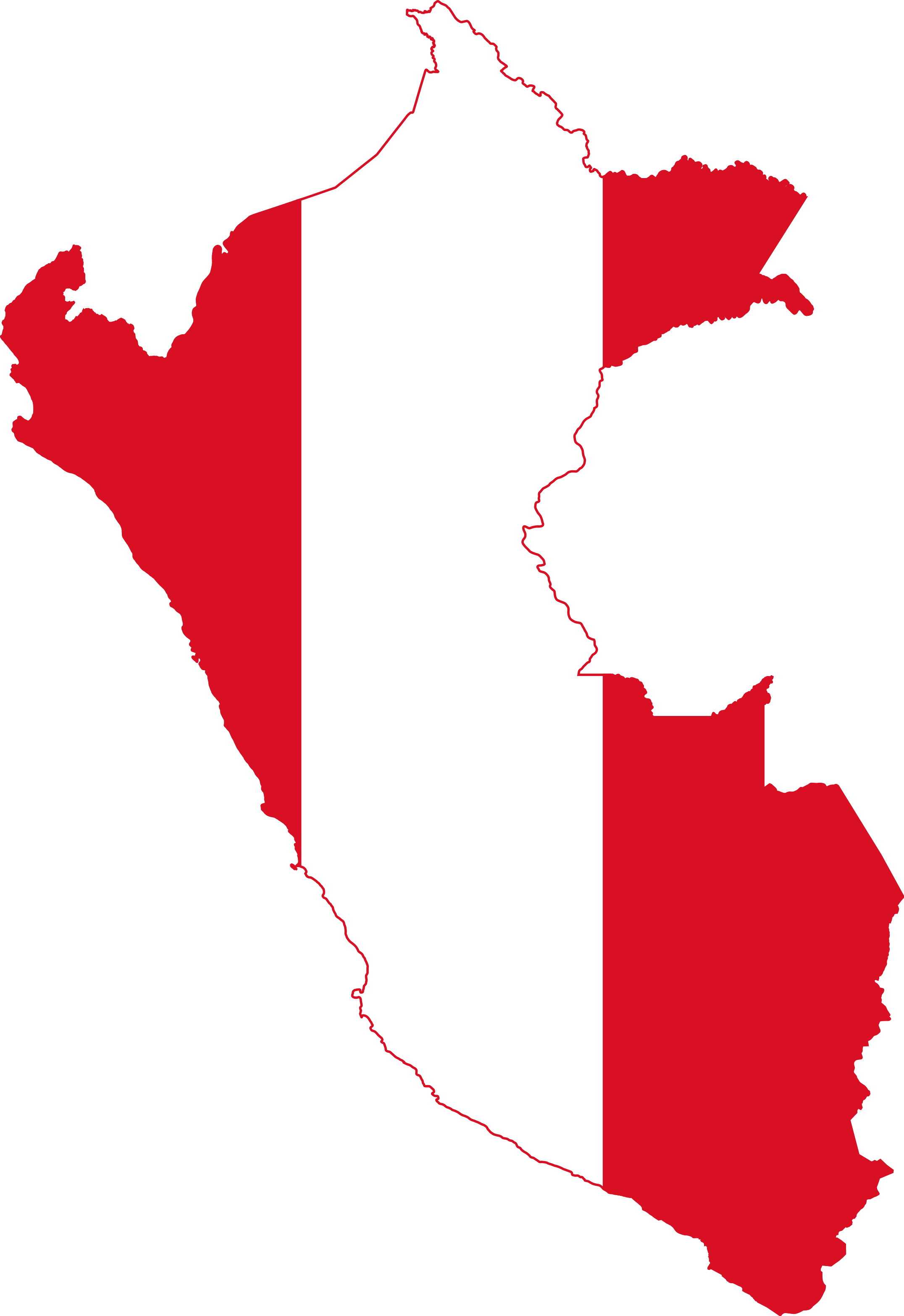 Mapa del Perú — cobertura Sutepra